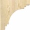 Ekena Millwork Pescadero Rough Sawn Corbel, Douglas Fir, 4"W x 12"D x 12"H COR04X12X12PEC00RDF - alternate 3